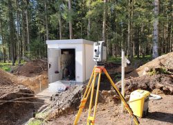 Vermessung im Wald