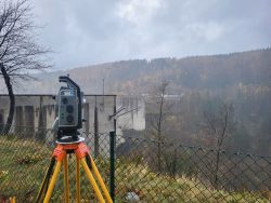 Messungen bei der Okertalsperre