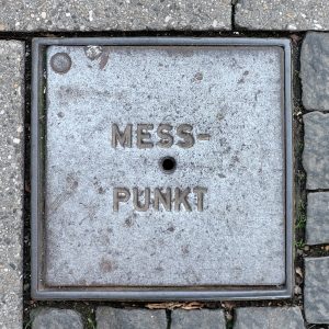 Vermessungspunkt in München